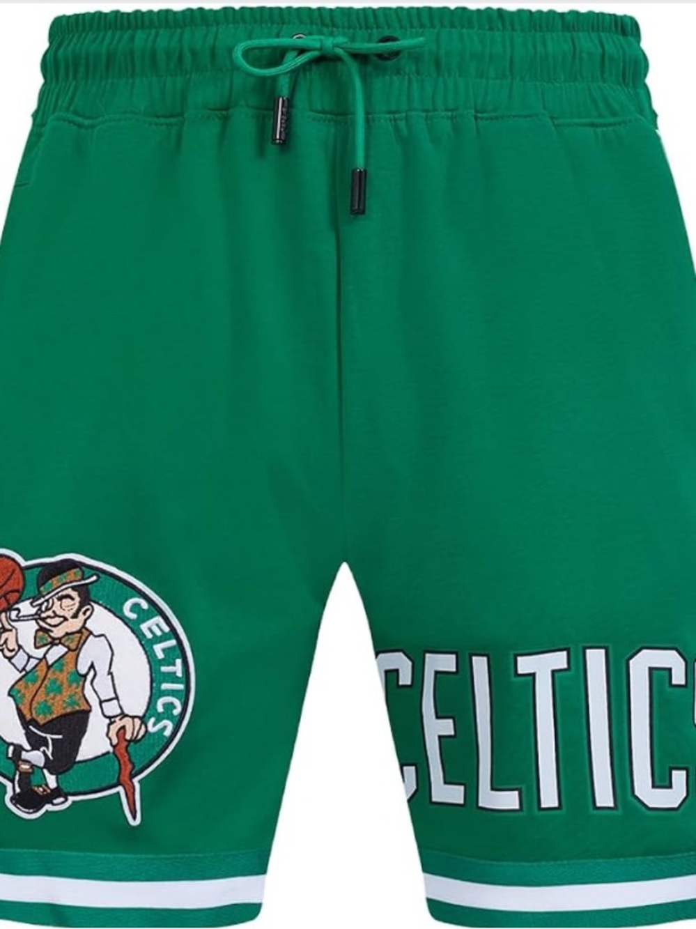 NBA Green Celtics Logo Men's Athletic Shorts